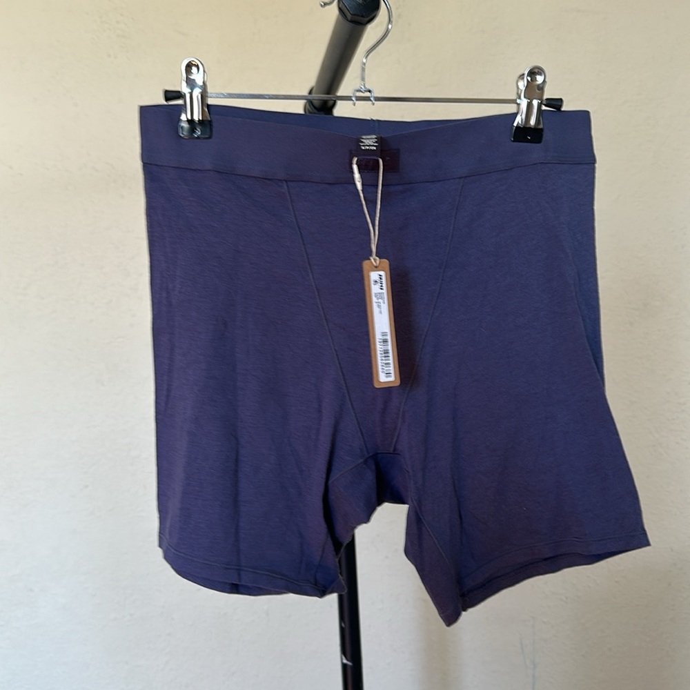 SKIMS BOYFRIEND BOXER‎ IN SLEET S NWT